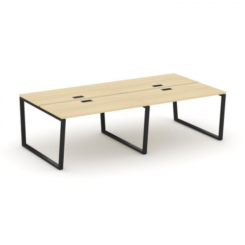 Style Project Рабочая станция 2-х сторон. SN-6T2.DRS-042 Акация Лорка/Металл Антрацит/Заглушка Пласт фото 7