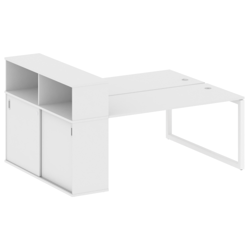 Бенч-система с шкафом-купе на О-обр. м/к Metal System Quattro 50БО.РС-СШК-2.4 фото 5