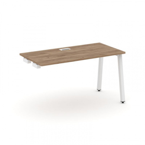 Style Project Стол-приставка к опор. элем. SN-5A.OPRS-013 Дуб Табак/Металл Белый 1380*700*750 фото 28