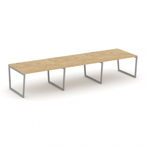 Style Project Стол переговорный SN-4T2.SPRG-053.3 Акация Лорка/Металл Антрацит 4410*1180*750 фото 2