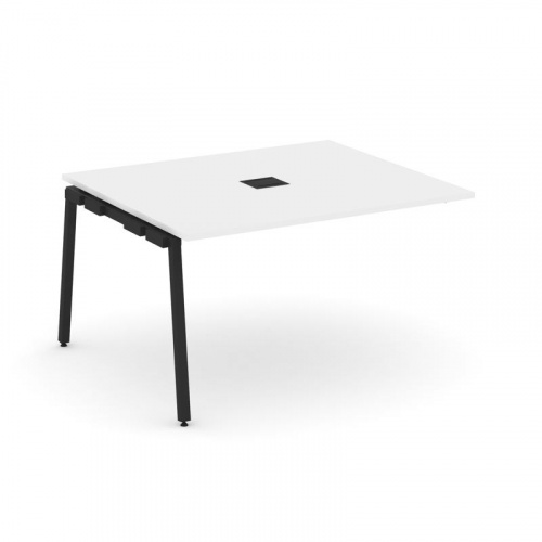 Style Project Проходной наб. элем. перег. стола SN-4A.NSPRG-033 Дуб Табак/Металл Белый 1380*1180*750