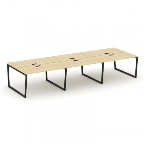 Style Project Рабочая станция 2-х сторон. SN-4T2.DRS-064 Акация Лорка/Металл Антрацит/Заглушка Пласт фото 19