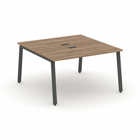 Style Project Рабочая станция 2-х сторон. SN-6A.DRS-004 Дуб Табак/Металл Антрацит 1580*1232*750
