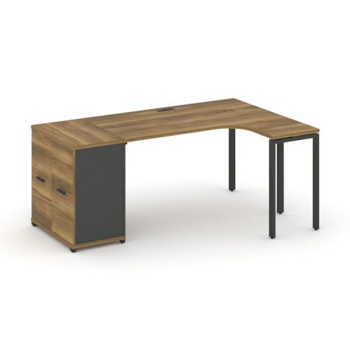 Стол эргономичный с опорным распашным шкафом Concept CN.SA-209(R)