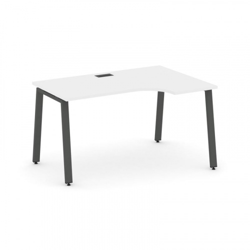 Style Project Стол рабочий эргоном. SN-6A.SPA-001(R) Вяз Благородный/Металл Антрацит 1380*600/980*75 фото 25