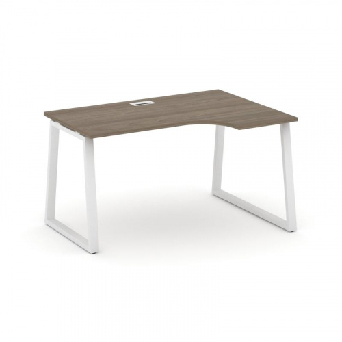 Style Project Стол рабочий эргоном. SN-6T1.SPA-022(R) Акация Лорка/Металл Антрацит/Заглушка Пластик фото 15