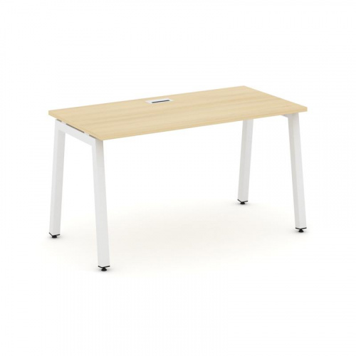 Style Project Стол письменный SN-5A.SP-013 Дуб Наварра/Металл Белый 1380*700*750 фото 19
