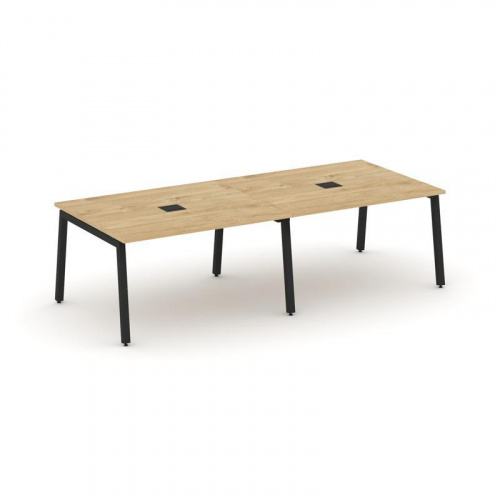 Style Project Стол переговорный SN-5A.SPRG-044 Вяз Благородный/Металл Антрацит 3160*1180*750 фото 4