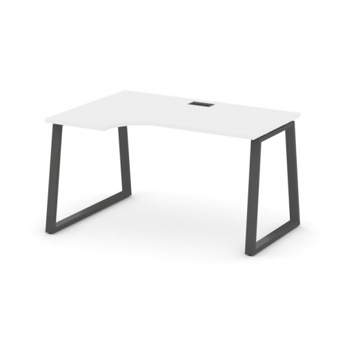 Style Project Стол рабочий эргоном. SN-6T1.SPA-012(L) Акация Лорка/Металл Антрацит/Заглушка Пластик фото 26