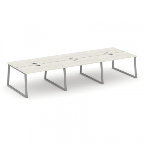 Style Project Рабочая станция 2-х сторон. SN-6T1.DRS-061 Акация Лорка/Металл Антрацит/Заглушка Пласт фото 12