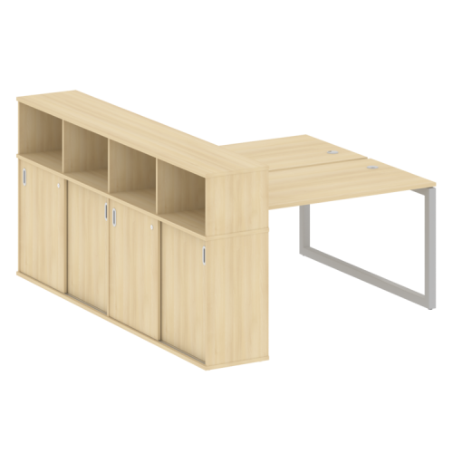 Бенч-система с шкафом-купе на О-обр. м/к Metal System Quattro 50БО.РС-СШК-4.3 фото 5