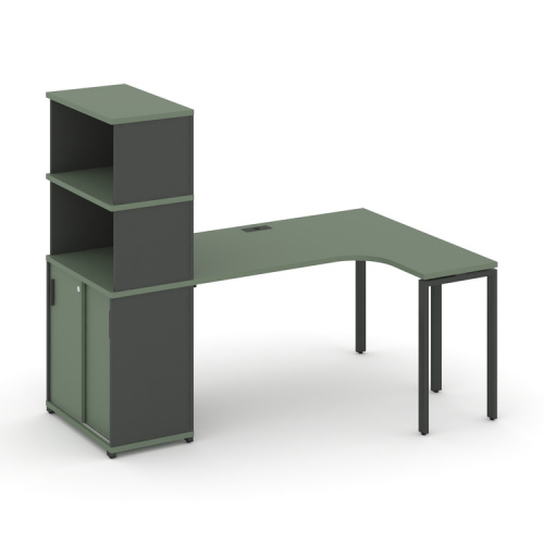 Стол эргономичный с опорным шкафом-купе Concept CN.SA-222(R)