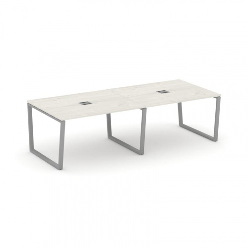 Style Project Стол переговорный SN-6T2.SPRG-042 Акация Лорка/Металл Антрацит/Заглушка Металл Антраци фото 12