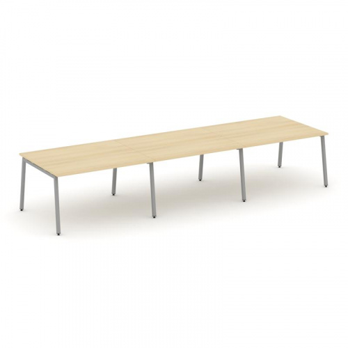 Style Project Стол переговорный SN-4A.SPRG-053.3 Акация Лорка/Металл Белый 4410*1180*750 фото 6