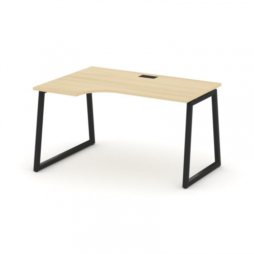 Style Project Стол рабочий эргоном. SN-4T1.SPA-012(L) Акация Лорка/Металл Антрацит/Заглушка Пластик фото 25