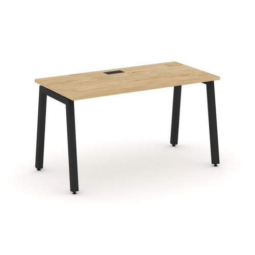 Style Project Стол письменный SN-5A.SP-013 Дуб Наварра/Металл Белый 1380*700*750 фото 7