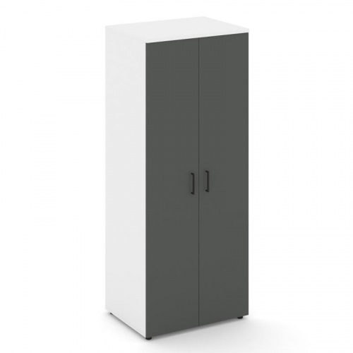 Style Project Гардероб широкий глубокий SN.GB.E-004 Белый/Тиквуд Светлый/Черный Ручки 796*600*1982 фото 5