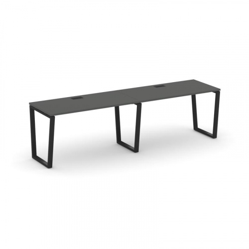 Style Project Рабочая станция 1 сторон. SN-6T2.ORS-021 Акация Лорка/Металл Антрацит/Заглушка Пластик фото 9