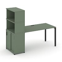 Стол офисный с опорным шкафом-купе Concept CN.SP-244