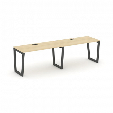 Style Project Рабочая станция 1 сторон. SN-5T2.ORS-022 Акация Лорка/Металл Антрацит/Заглушка Пластик