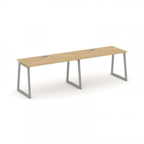 Style Project Рабочая станция 1 сторон. SN-4T1.ORS-023 Акация Лорка/Металл Антрацит/Заглушка Пластик фото 2