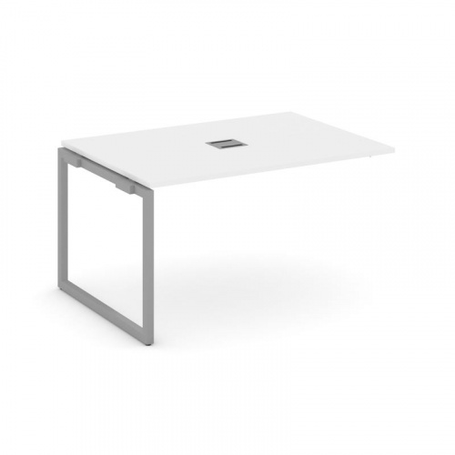 Style Project Проходной наб. элем. перег. стола SN-4O.NSPRG-001 Дуб Наварра/Металл Белый 980*980*750 фото 24