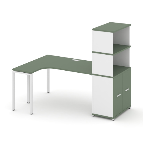 Стол эргономичный с опорным распашным шкафом Concept CN.SA-215(L) Стол эргономичный с опорным распашным шкафом Concept CN.SA-215(L)