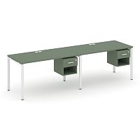 Бенч-система на 2 места с подвесными тумбами Concept CN.ORS-118