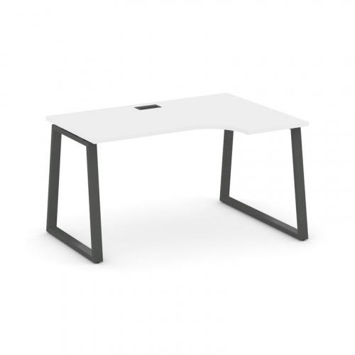 Style Project Стол рабочий эргоном. SN-6T1.SPA-022(R) Акация Лорка/Металл Антрацит/Заглушка Пластик фото 26