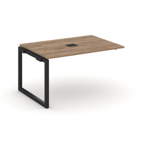 Style Project Проходной наб. элем. перег. стола SN-5O.NSPRG-001 Дуб Наварра/Металл Белый 980*980*750 фото 5