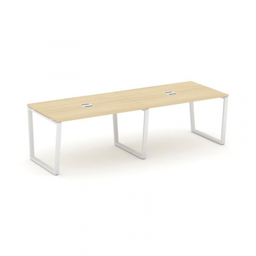 Style Project Стол переговорный SN-6T2.SPRG-013 Акация Лорка/Металл Антрацит/Заглушка Металл Антраци фото 21