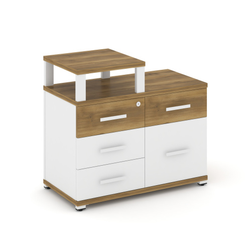 Тумба приставная с 4 ящиками Concept CN.TSP-011 W