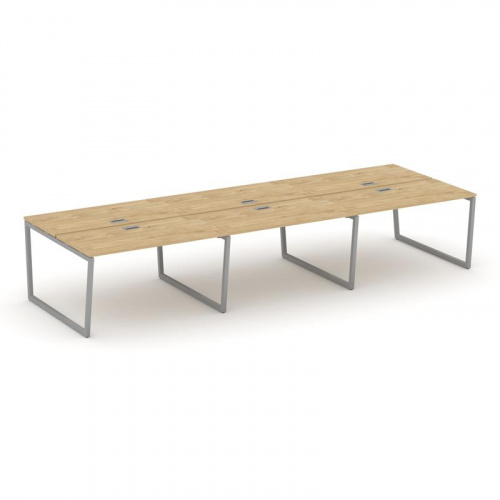 Style Project Рабочая станция 2-х сторон. SN-4T2.DRS-064 Акация Лорка/Металл Антрацит/Заглушка Пласт фото 2