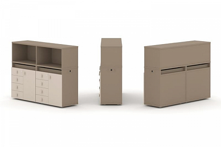 Тумба офисная (Набор №3.) Estetica ES.NB.2N-3