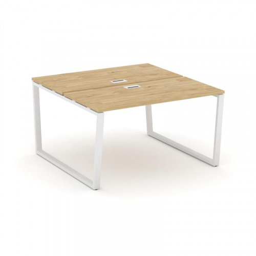 Style Project Рабочая станция 2-х сторон. SN-6T2.DRS-001 Акация Лорка/Металл Антрацит/Заглушка Пласт фото 3