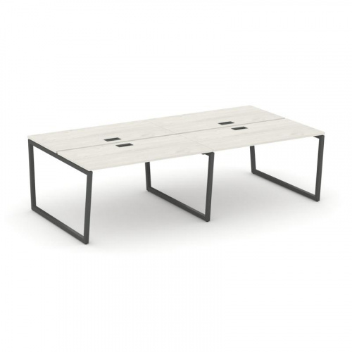 Style Project Рабочая станция 2-х сторон. SN-4T2.DRS-041 Акация Лорка/Металл Антрацит/Заглушка Пласт фото 24