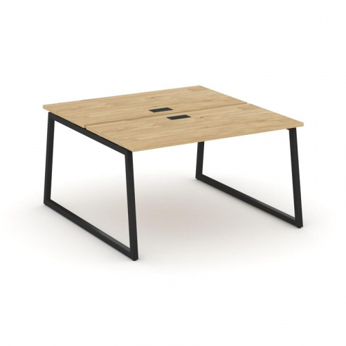 Style Project Рабочая станция 2-х сторон. SN-4T1.DRS-021 Акация Лорка/Металл Антрацит/Заглушка Пласт