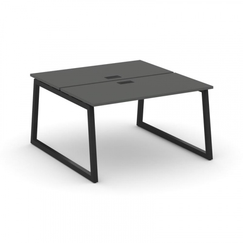 Style Project Рабочая станция 2-х сторон. SN-5T1.DRS-021 Акация Лорка/Металл Антрацит/Заглушка Пласт фото 7