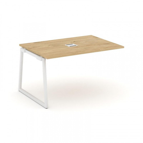 Style Project Проходной наб. элем. перег. стола SN-4T1.NSPRG-004 Акация Лорка/Металл Антрацит/Заглуш фото 3