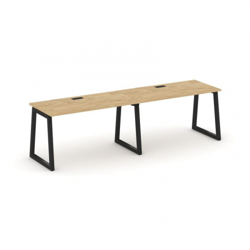 Style Project Рабочая станция 1 сторон. SN-5T1.ORS-004 Акация Лорка/Металл Антрацит/Заглушка Пластик Style Project Рабочая станция 1 сторон. SN-5T1.ORS-004 Акация Лорка/Металл Антрацит/Заглушка Пластик