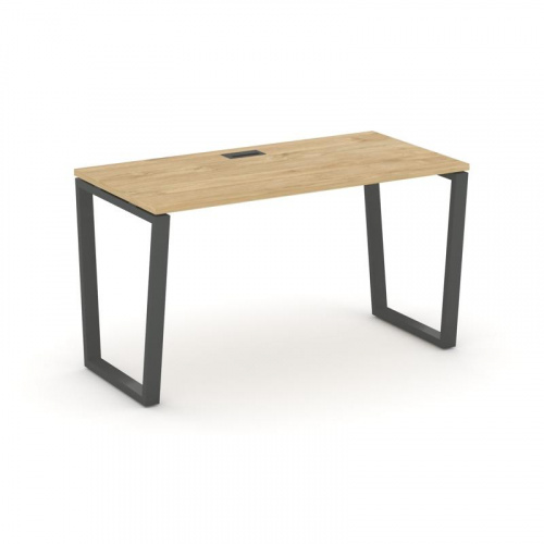 Style Project Стол письменный SN-6T2.SP-021 Акация Лорка/Металл Антрацит/Заглушка Пластик Черный 980 фото 22