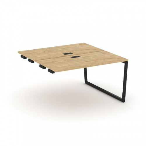 Style Project Стол-приставка к опор. элем. SN-4T2.DPRS-021 Акация Лорка/Металл Антрацит/Заглушка Пла