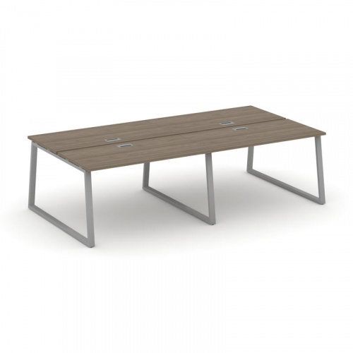 Style Project Рабочая станция 2-х сторон. SN-6T1.DRS-053 Акация Лорка/Металл Антрацит/Заглушка Пласт фото 14