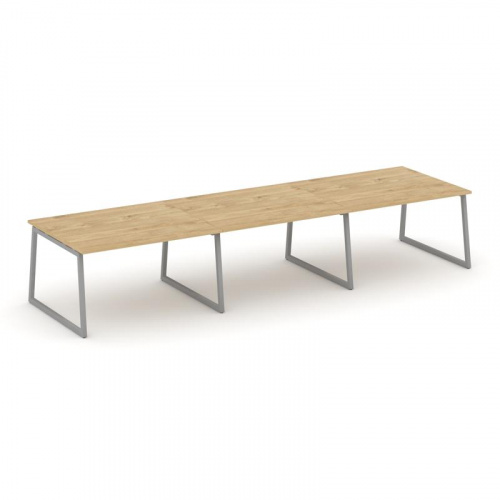 Style Project Стол переговорный SN-4T1.SPRG-053.3 Акация Лорка/Металл Антрацит 4410*1180*750