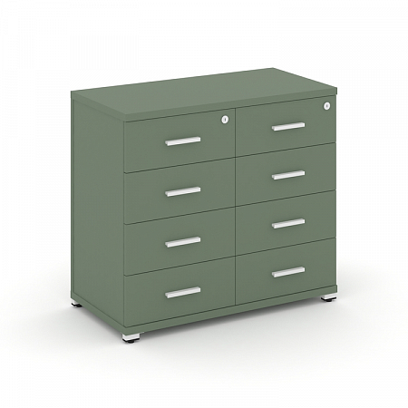 Тумба приставная c 8 ящиками Concept CN.TSP-013 W