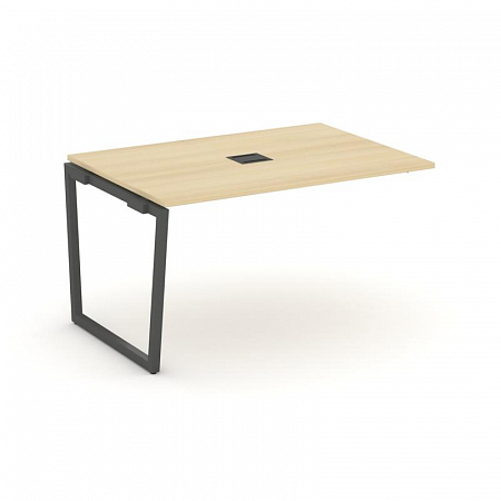 Style Project Проходной наб. элем. перег. стола SN-4T2.NSPRG-001 Акация Лорка/Металл Антрацит/Заглуш