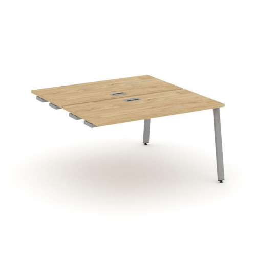 Style Project Стол-приставка к опор. элем. SN-6A.DPRS-003 Дуб Наварра/Металл Белый 1380*1232*750 фото 13