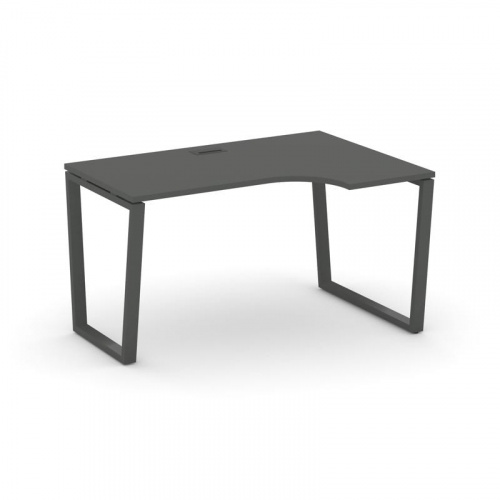 Style Project Стол рабочий эргоном. SN-6T2.SPA-002(R) Акация Лорка/Металл Антрацит/Заглушка Пластик фото 27