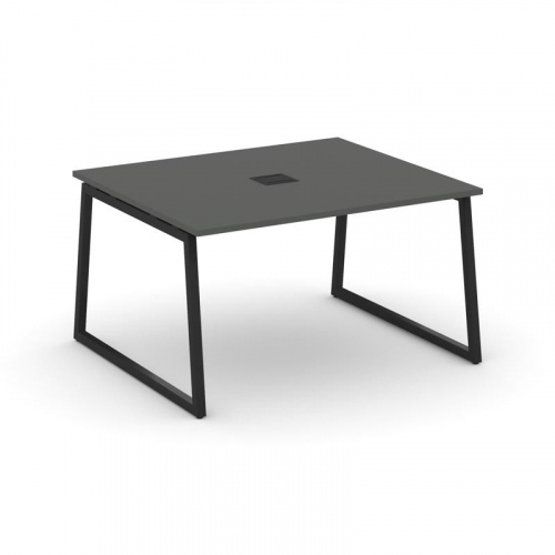 Style Project Стол переговорный SN-4T1.SPRG-034 Акация Лорка/Металл Антрацит/Заглушка Металл Антраци фото 5