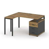 Стол эргономичный с опорной тумбой Concept CN.SA-303(L)